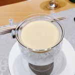 銀座 ひらやま - 2018.6.  冷製コーンスープ