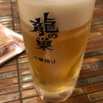 Yakiniku To Kasuudon Ryuunosu - 生ビール　500円