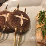 鳥やき串英 - 椎茸　ささみ明太子