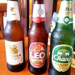 Krungtep - タイビール三種の飲み比べ