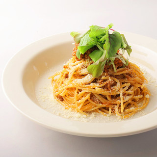 パスタは全てこだわりのオーガニックパスタを使用