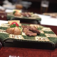 個室和食 東山 新宿本店 - これがサイコロステーキ。笑