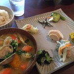 ちー食堂 - 本日のお昼ごはん定食 700円