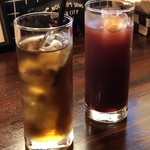イタリア食堂SORA - カシスオレンジと烏龍茶