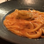 イタリア食堂SORA - 鹿児島産生ウニのトマトクリーム（1600円）