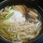 佐佳枝亭 - 鍋焼きうどんセットの鍋焼きうどん