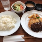 Gimpuu - お好みランチ800円ビーフカツ&味噌汁選択