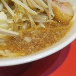 ラーメン二郎 - スープ