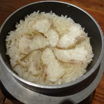 魚猫 - 炙りのどぐろと新生姜の釜飯