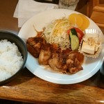 Kicchin Koubou Nakaya - 日替チキンしょうが焼きランチ　700円