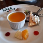 グリルカフェ RIVER ROCK - ロックセットB(1480円)　デザートアップ