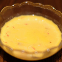 中国飯店 紫玉蘭 - 黄麻婆豆腐定食 900円 のマンゴーココナッツ