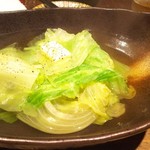 待庵 - レタスのおでん    450円