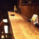 待庵 - 店内カウンター