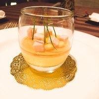 オールデイダイニング風花 - チンアナゴのように立ち上がった香草