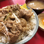 名物 スタ丼 サッポロラーメン - スタ丼サッポロラーメン国立本店(スタミナ丼)