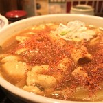 味奈登庵 - カレー南蛮そばには唐辛子だ！  ブチまけろ！  #BCMKR!