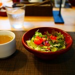 CAFE＆BAR あき - サラダとスープ