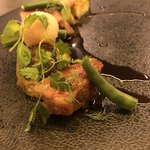 Kyo gastronomy KOZO - 加茂なすと最高級黒毛和牛のステーキ ポン酢風味のステーキソース