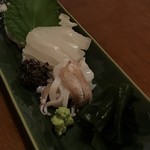 和人 - 赤イカの刺身