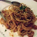 バロッコ - 牛スジのトマト煮込みのブカティーニ（M:￥1050）
