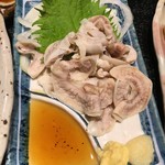 炭火串焼 シロマル - (料理)コブクロ刺し
