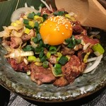 炭火串焼 シロマル - (料理)鶏きものにんにく醤油和え