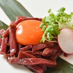 Asahi Shouten - 桜ユッケと濃厚卵