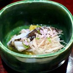 御幸町 田がわ - 宮津の鳥貝＆賀茂茄子