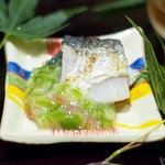 御幸町 田がわ - ➄鰯昆布〆の炙り