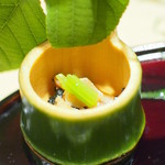 御幸町 田がわ - ⑨丹後の赤貝＆間人の岩海苔和え