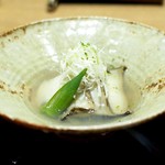 御幸町 田がわ - ピン素材ですねこの黒鮑