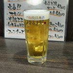 つかふき屋 - 生ビール