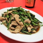 中国家庭料理大連 - 空心菜炒め