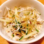 Menya Fukutahachi - とり皮ポン酢 200円