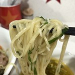 ラーメン星印 - 限定「カツオ・サバ・昆布水の紅葉おろしをのせた生姜白醤油つけ麺」