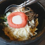 Karubi Bokujou - 石焼明太チーズ