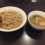 らーめんONE - 海老つけ麺 中盛り 300g 850円^ ^ 期待どおりの美味しさ^ ^
