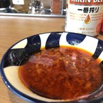 麺屋ガテンZ - 卓上の山椒を追加したりして楽しむ
もちろん本体には混ぜません