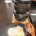 杢の抄 - 小鍋：釧路産大助の味噌仕立て