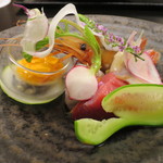 本鮪、平目、雲丹、牡丹海老、北寄貝