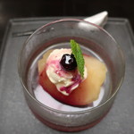 杢の抄 - 林檎のコンポート　北海道産ミルクアイス