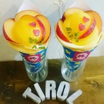 クレープリー チロル - 南アルプス藤本農園の高級すもも貴陽クレープ￥1500