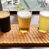 常陸野ブルーイング - ドリンク写真:「TASTING  BEER  SET」980円 (税込)。右から、ホワイトエール、ネストラガー、スウィートスタウトの3種。