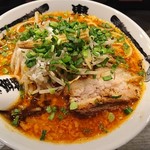 カラシビ味噌らー麺 鬼金棒 神田本店 - カラシビ味噌らー麺 炒めもやしトッピング