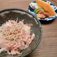 木山 - ご飯その1（鰹節とじゃこ）