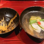 銀座 しのはら - 賀茂ナスと甘鯛