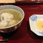 銀座 しのはら - 鱧とジュンサイの椀