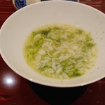 銀座 しのはら - アオサ雑炊