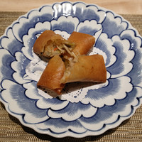 中国料理 礼華 四君子草 - 海鮮入り春巻き